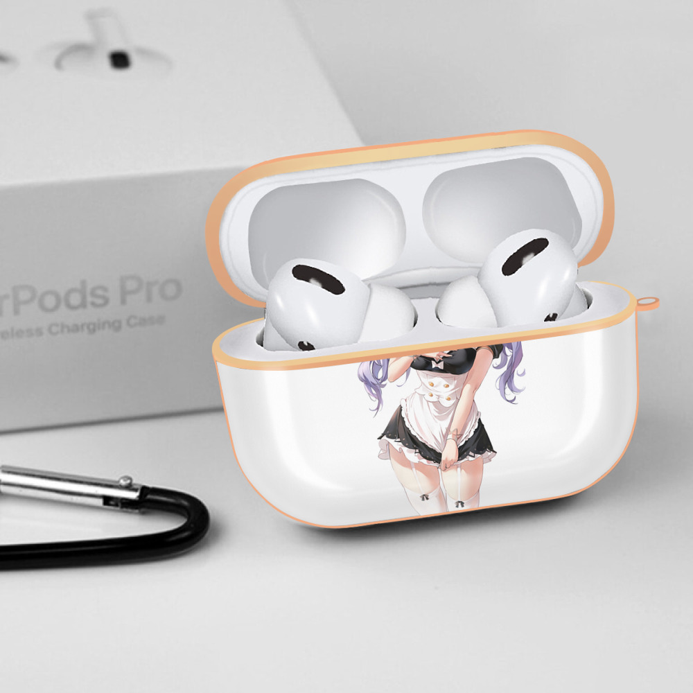 げんし神 刻晴 こくせい genshin Kokusei 【AirPods Pro用】ハードシェル保護ケース｜耐衝撃・防指紋・カラビナ付き商品仕様