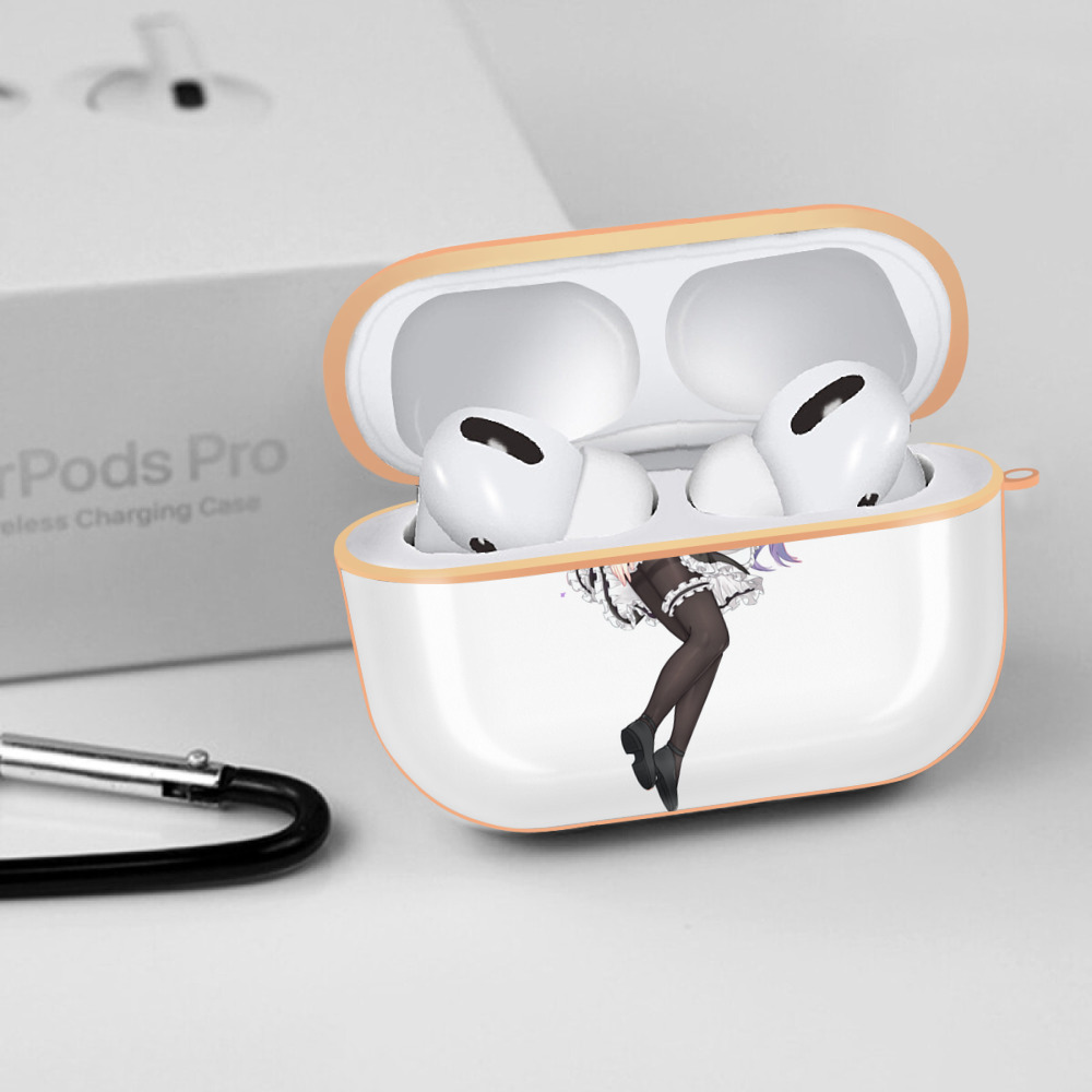 げんし神 刻晴 こくせい genshin Kokusei 【AirPods Pro用】ハードシェル保護ケース｜耐衝撃・防指紋・カラビナ付き商品仕様
