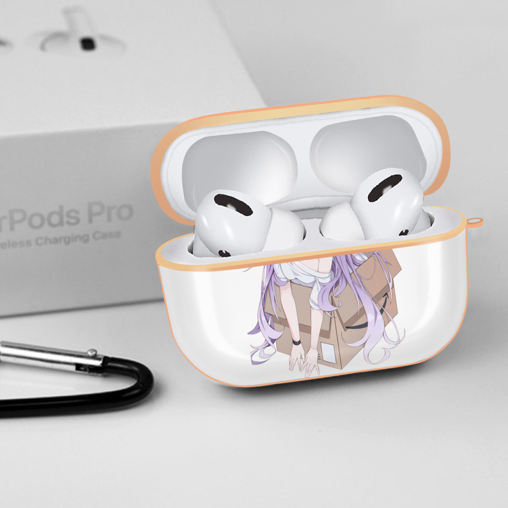 げんし神 刻晴 こくせい genshin Kokusei 【AirPods Pro用】ハードシェル保護ケース｜耐衝撃・防指紋・カラビナ付き商品仕様