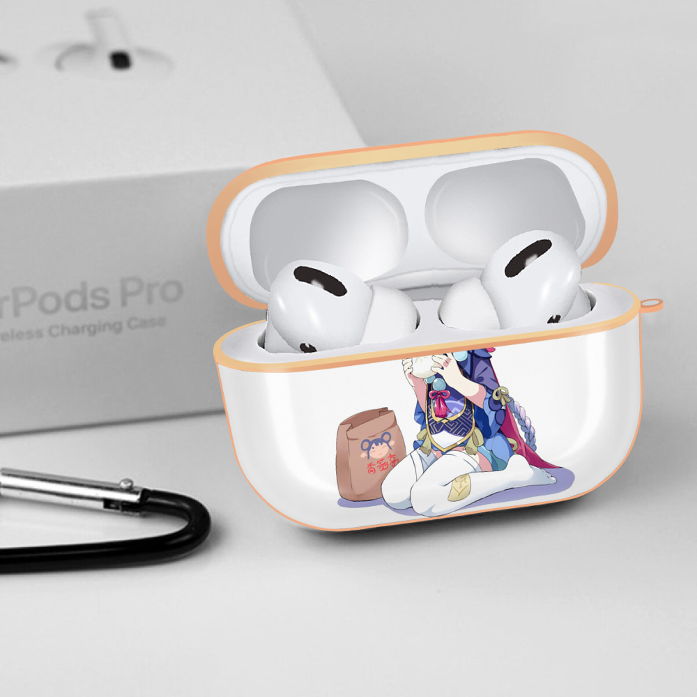 げんし神 七七 なな  genshin Nana 【AirPods Pro用】ハードシェル保護ケース｜耐衝撃・防指紋・カラビナ付き商品仕様