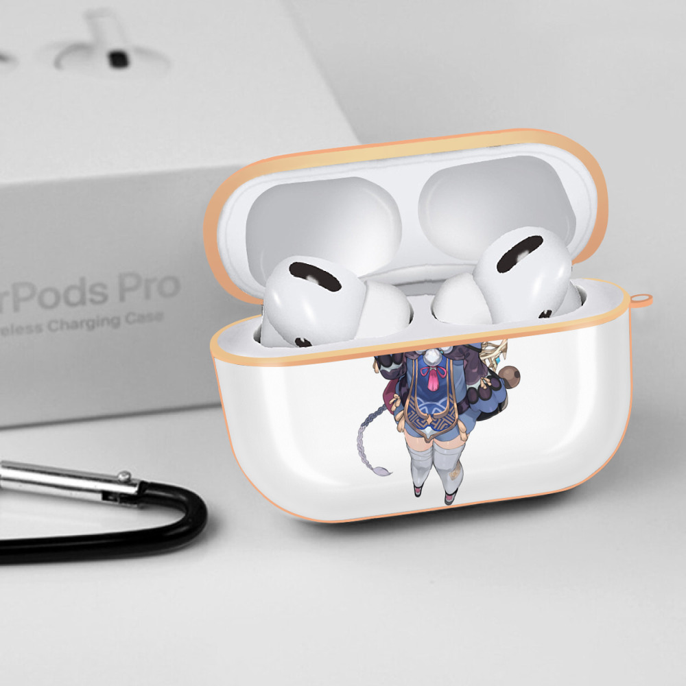 げんし神 七七 なな  genshin Nana 【AirPods Pro用】ハードシェル保護ケース｜耐衝撃・防指紋・カラビナ付き商品仕様