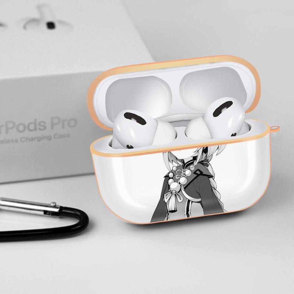 げんし神 七七 なな  genshin Nana 【AirPods Pro用】ハードシェル保護ケース｜耐衝撃・防指紋・カラビナ付き商品仕様