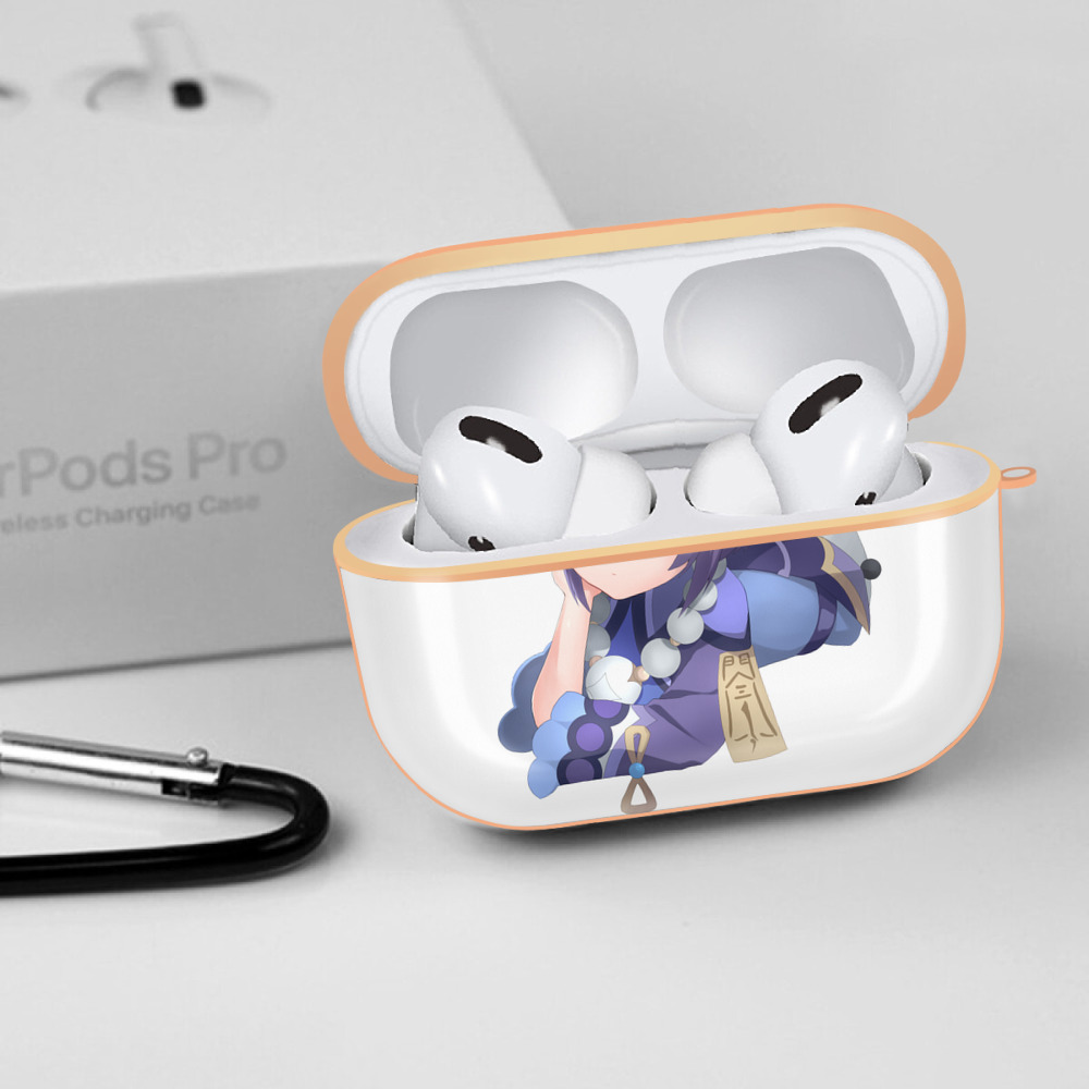 げんし神 七七 なな  genshin Nana 【AirPods Pro用】ハードシェル保護ケース｜耐衝撃・防指紋・カラビナ付き商品仕様