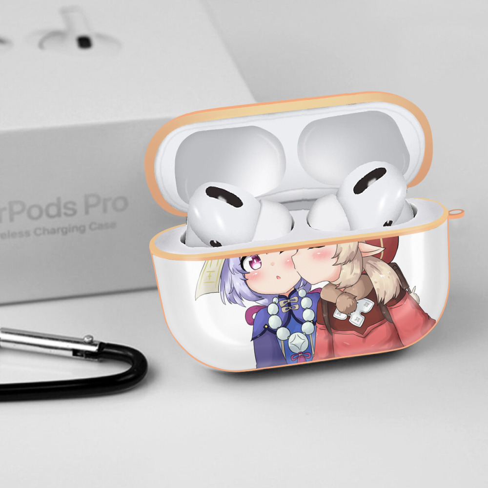 げんし神 七七 なな  genshin Nana 【AirPods Pro用】ハードシェル保護ケース｜耐衝撃・防指紋・カラビナ付き商品仕様