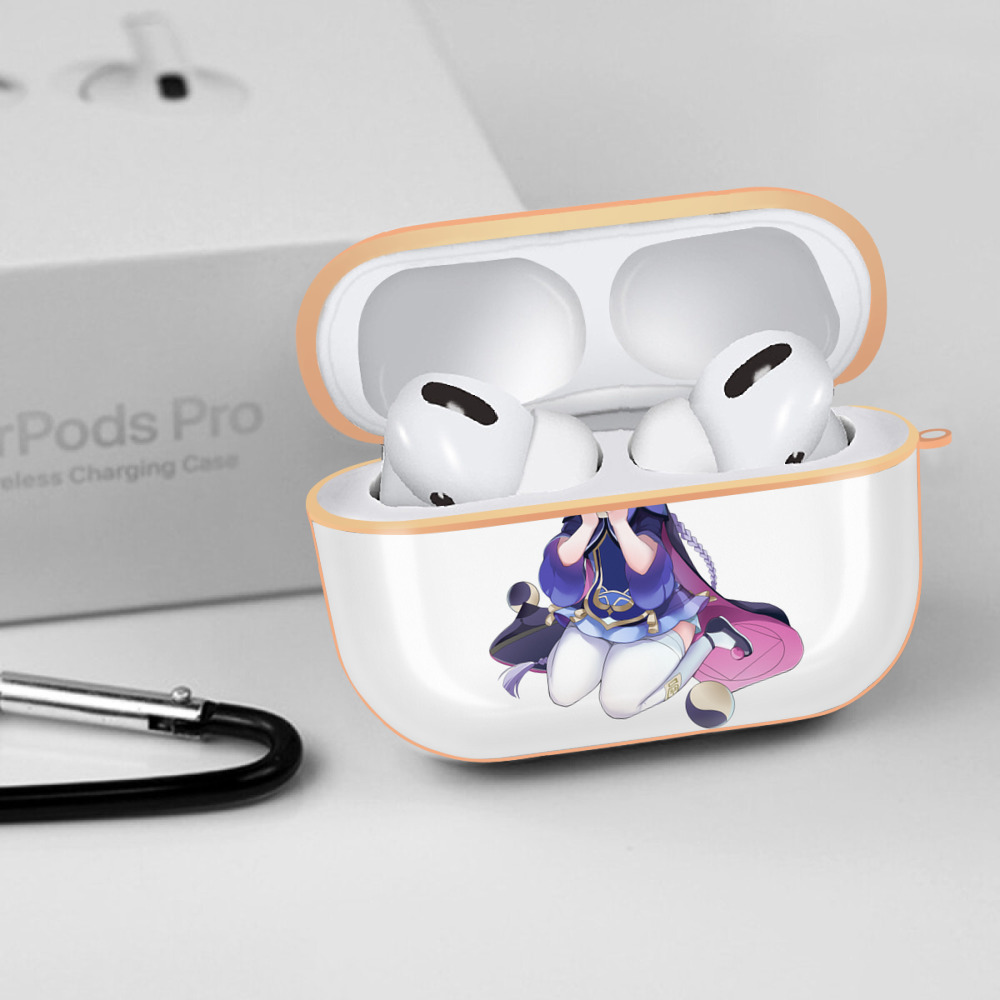 げんし神 七七 なな  genshin Nana 【AirPods Pro用】ハードシェル保護ケース｜耐衝撃・防指紋・カラビナ付き商品仕様