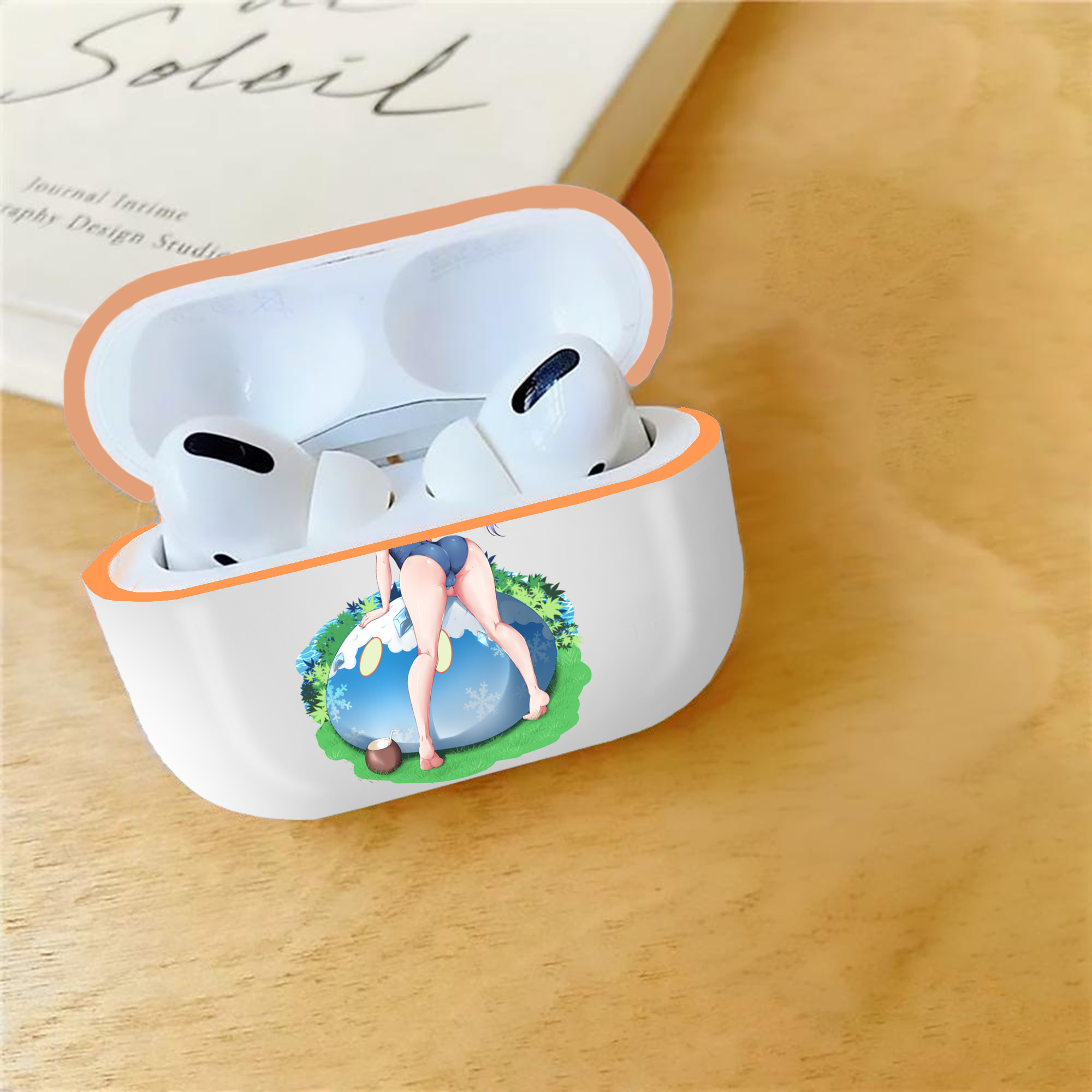 げんし神 七七 なな  genshin Nana 【AirPods Pro用】ハードシェル保護ケース｜耐衝撃・防指紋・カラビナ付き商品仕様