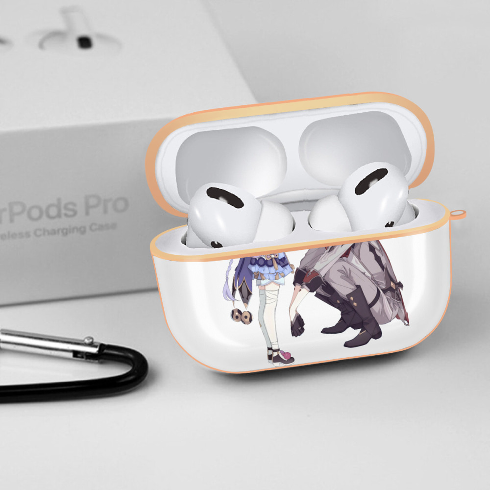 げんし神 七七 なな  genshin Nana 【AirPods Pro用】ハードシェル保護ケース｜耐衝撃・防指紋・カラビナ付き商品仕様
