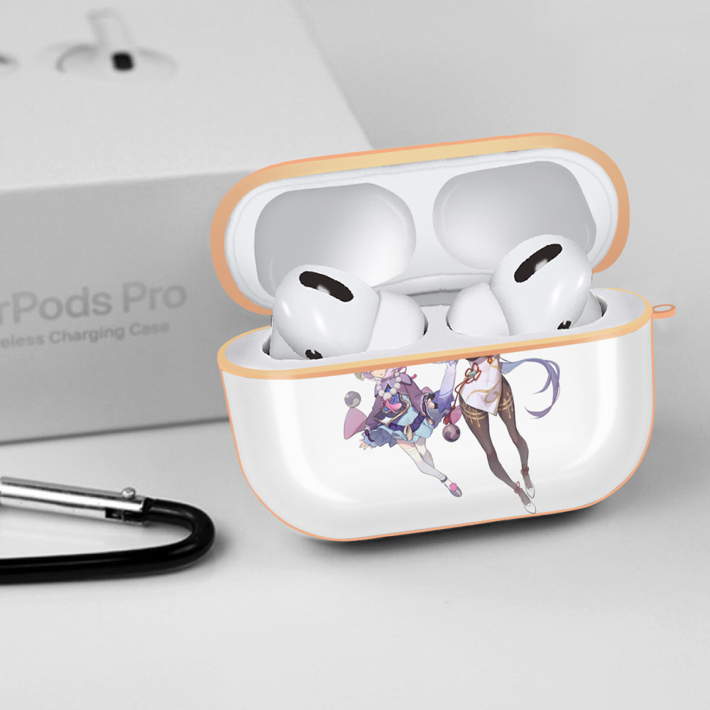 げんし神 七七 なな  genshin Nana 【AirPods Pro用】ハードシェル保護ケース｜耐衝撃・防指紋・カラビナ付き商品仕様