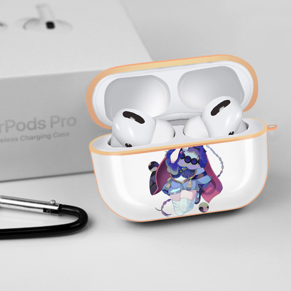 げんし神 七七 なな  genshin Nana 【AirPods Pro用】ハードシェル保護ケース｜耐衝撃・防指紋・カラビナ付き商品仕様