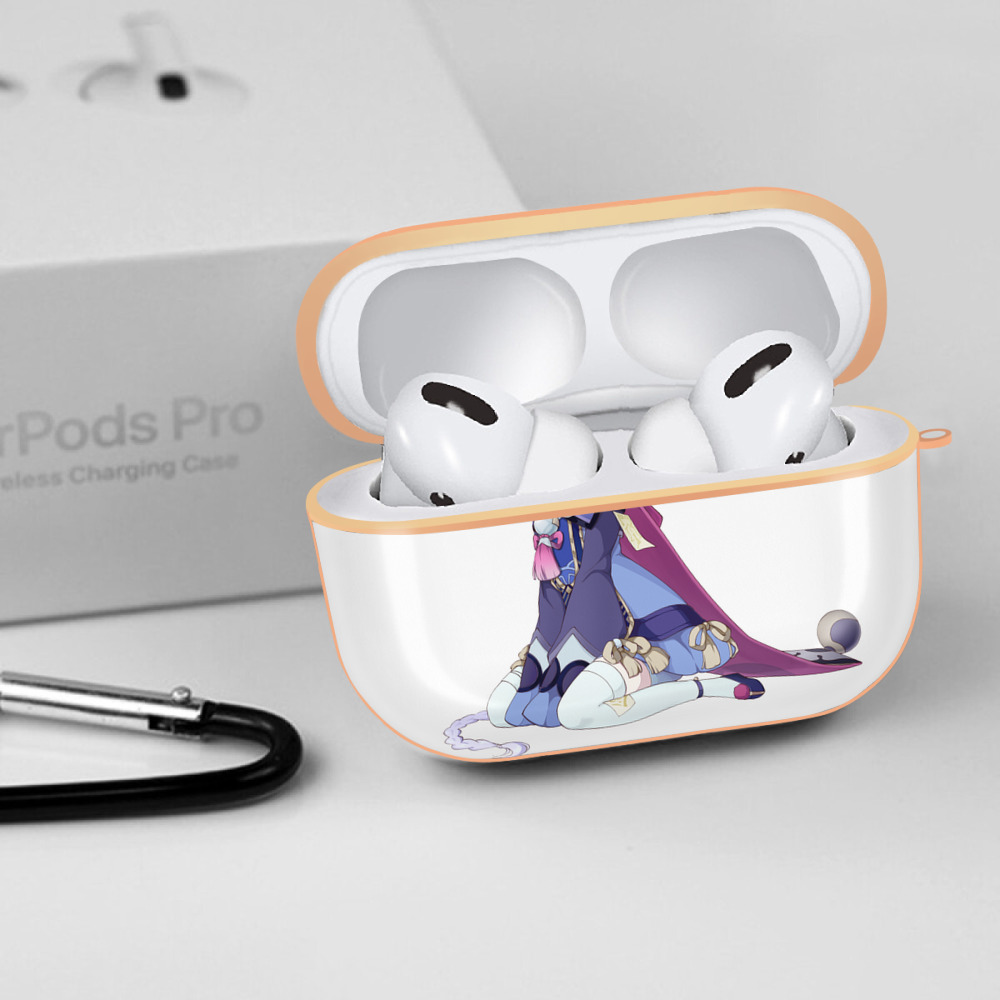 げんし神 七七 なな  genshin Nana 【AirPods Pro用】ハードシェル保護ケース｜耐衝撃・防指紋・カラビナ付き商品仕様
