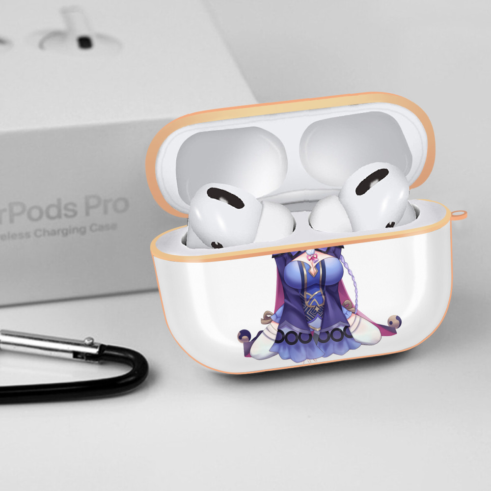 げんし神 七七 なな  genshin Nana 【AirPods Pro用】ハードシェル保護ケース｜耐衝撃・防指紋・カラビナ付き商品仕様
