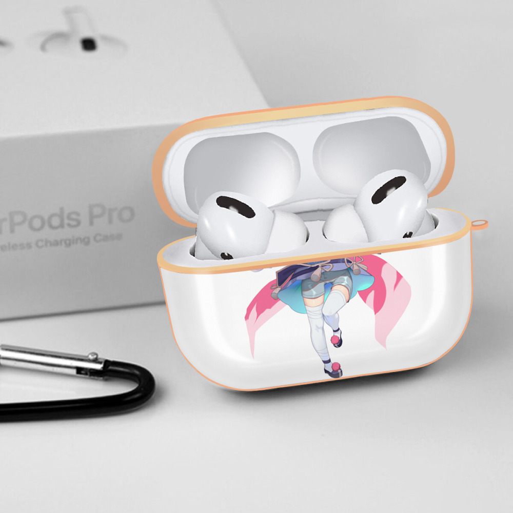 げんし神 七七 なな  genshin Nana 【AirPods Pro用】ハードシェル保護ケース｜耐衝撃・防指紋・カラビナ付き商品仕様