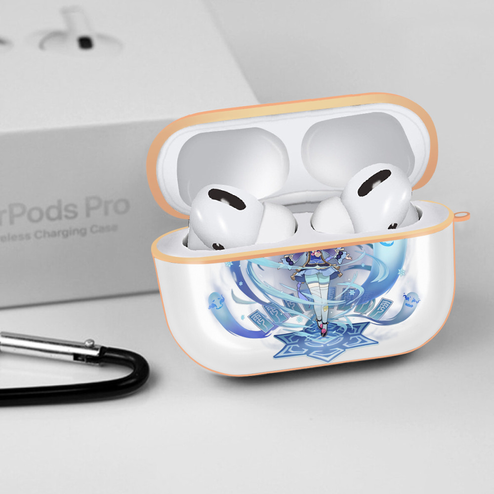 げんし神 七七 なな  genshin Nana 【AirPods Pro用】ハードシェル保護ケース｜耐衝撃・防指紋・カラビナ付き商品仕様