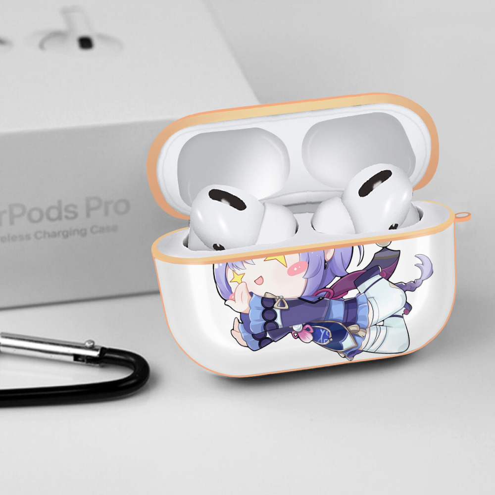 げんし神 七七 なな  genshin Nana 【AirPods Pro用】ハードシェル保護ケース｜耐衝撃・防指紋・カラビナ付き商品仕様