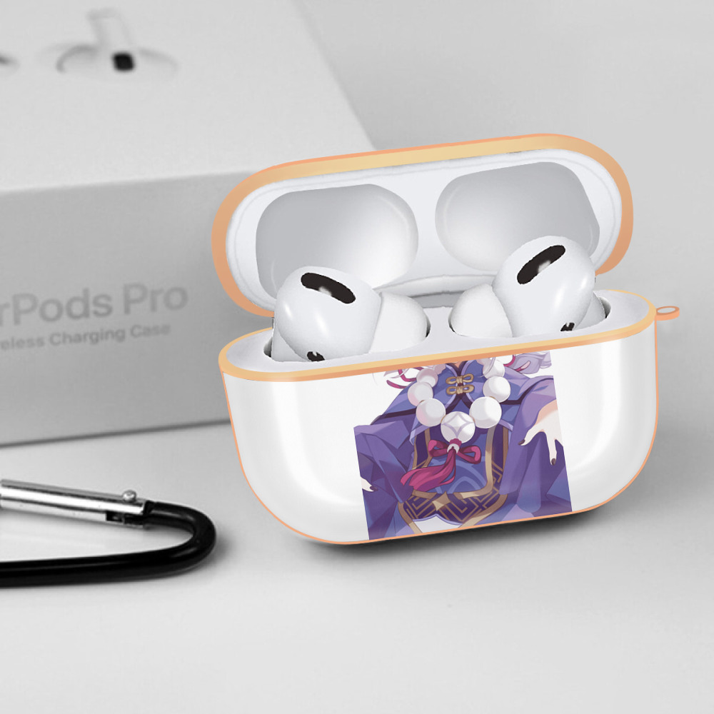げんし神 七七 なな  genshin Nana 【AirPods Pro用】ハードシェル保護ケース｜耐衝撃・防指紋・カラビナ付き商品仕様