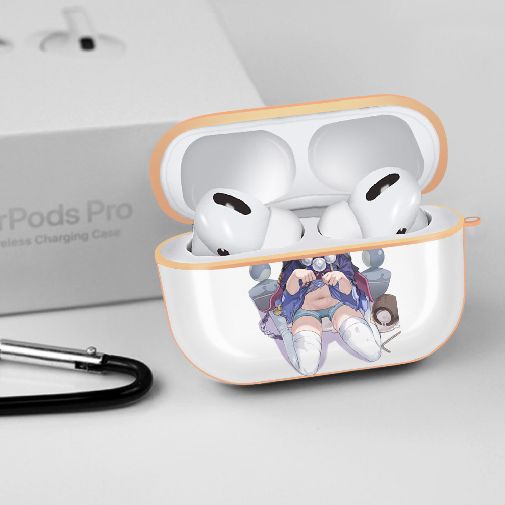 げんし神 七七 なな  genshin Nana 【AirPods Pro用】ハードシェル保護ケース｜耐衝撃・防指紋・カラビナ付き商品仕様