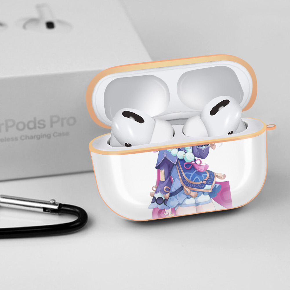 げんし神 七七 なな  genshin Nana 【AirPods Pro用】ハードシェル保護ケース｜耐衝撃・防指紋・カラビナ付き商品仕様