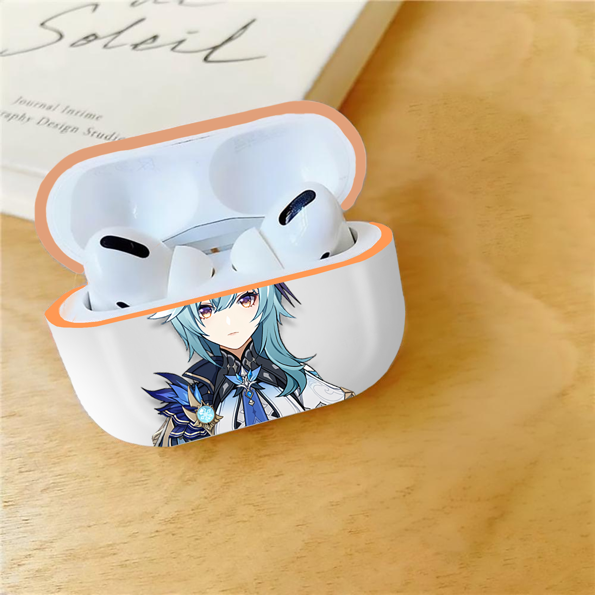 げんし神 优菈 ゆうら genshin Yūra 【AirPods Pro用】ハードシェル保護ケース｜耐衝撃・防指紋・カラビナ付き商品仕様