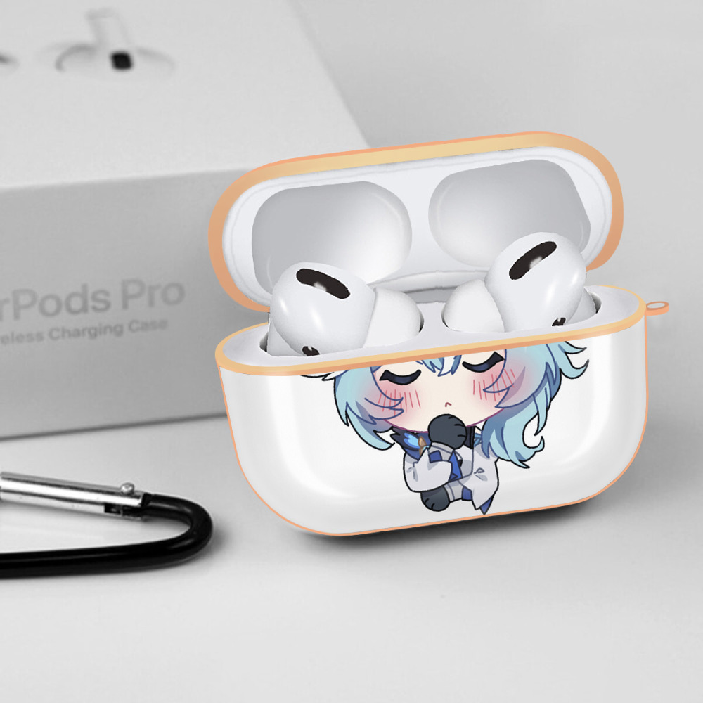 げんし神 优菈 ゆうら genshin Yūra 【AirPods Pro用】ハードシェル保護ケース｜耐衝撃・防指紋・カラビナ付き商品仕様